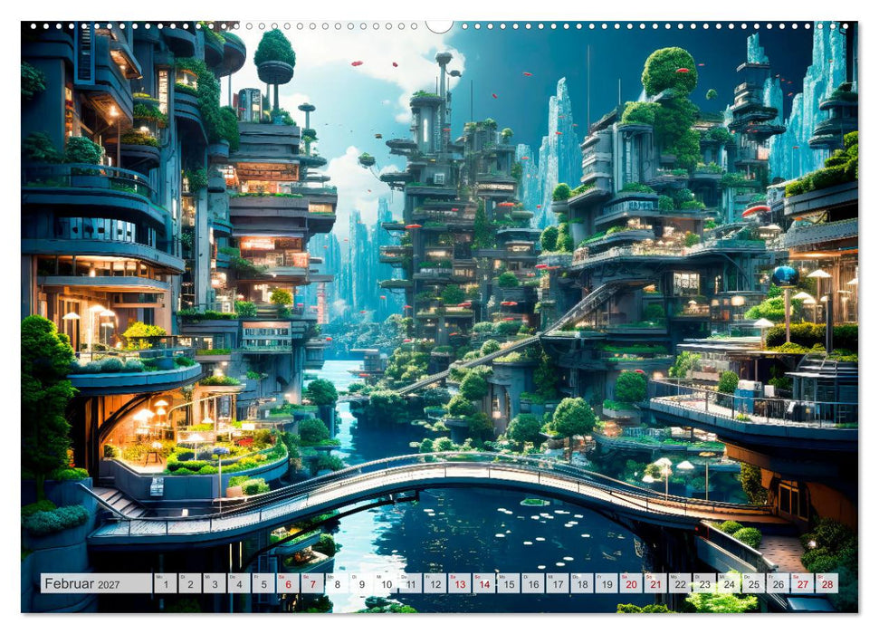 KI UND METAVERSE Algorithmen sowie virtuelle Realität (CALVENDO Wandkalender 2027)