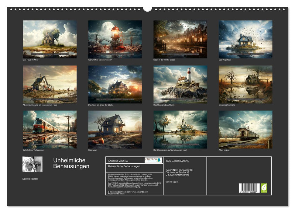 Unheimliche Behausungen (CALVENDO Wandkalender 2027)