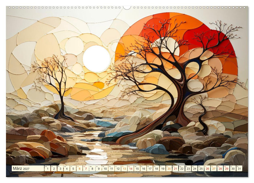 Baum Kunst (CALVENDO Premium Wandkalender 2027)