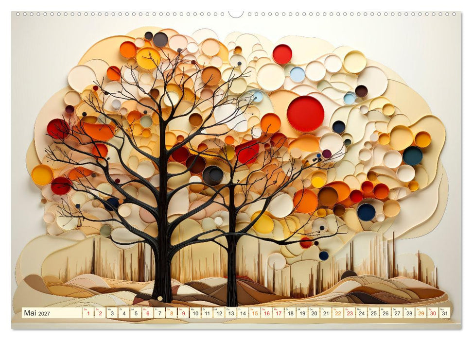 Baum Kunst (CALVENDO Premium Wandkalender 2027)