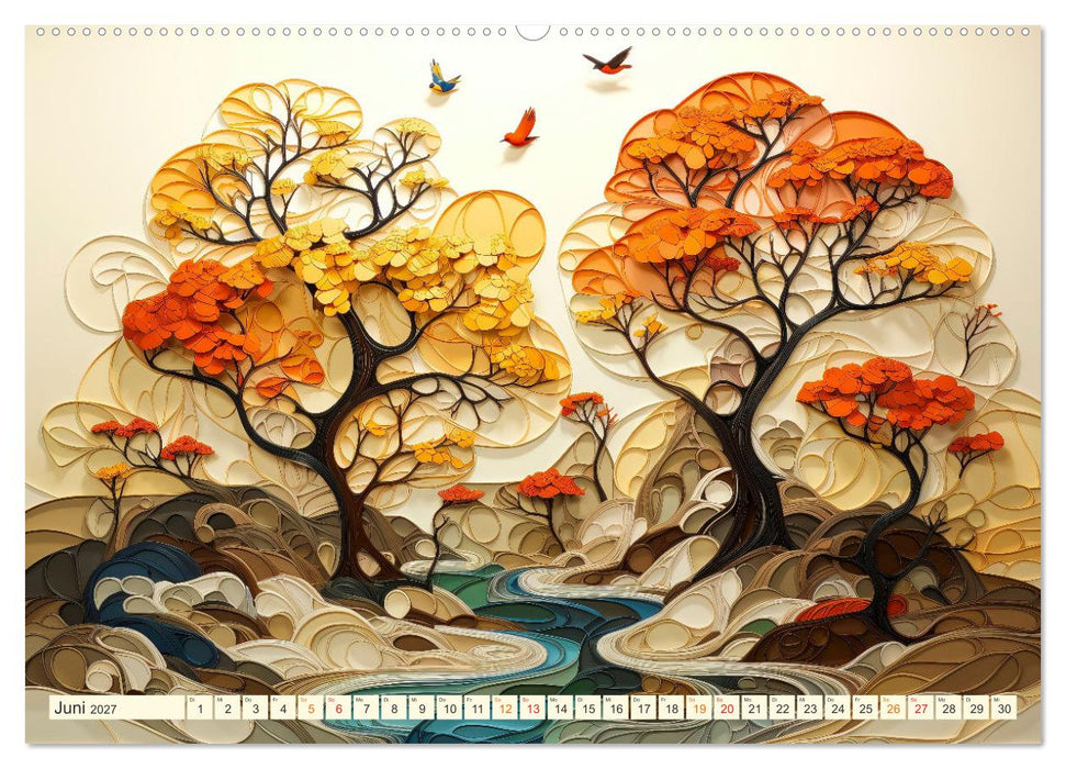 Baum Kunst (CALVENDO Premium Wandkalender 2027)