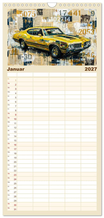 Steroide auf vier Rädern (CALVENDO Familienplaner 2027)