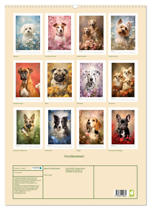 Hunderassen (CALVENDO Wandkalender 2027)