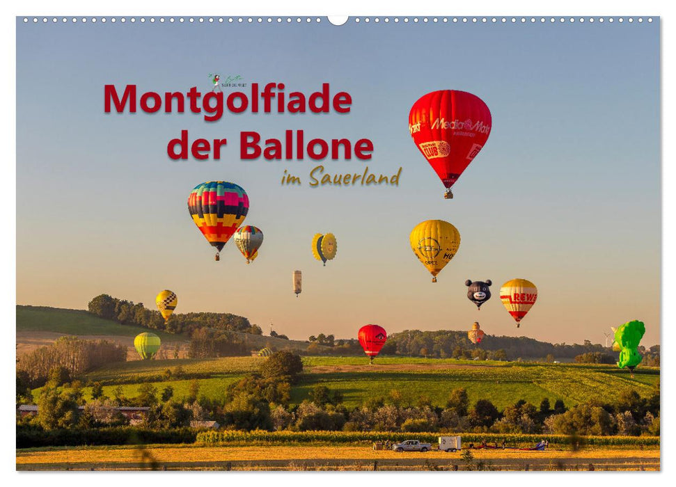 Montgolfiade der Ballone im Sauerland (CALVENDO Wandkalender 2027)