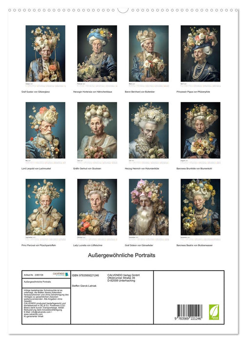Außergewöhnliche Portraits (CALVENDO Premium Wandkalender 2027)
