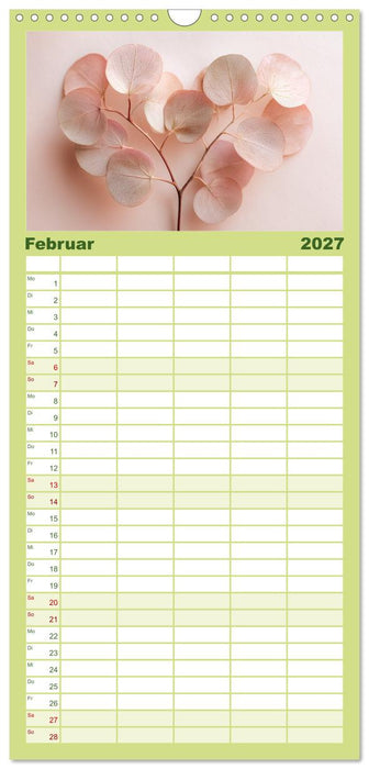 Stille Grüne Momente (CALVENDO Familienplaner 2027)