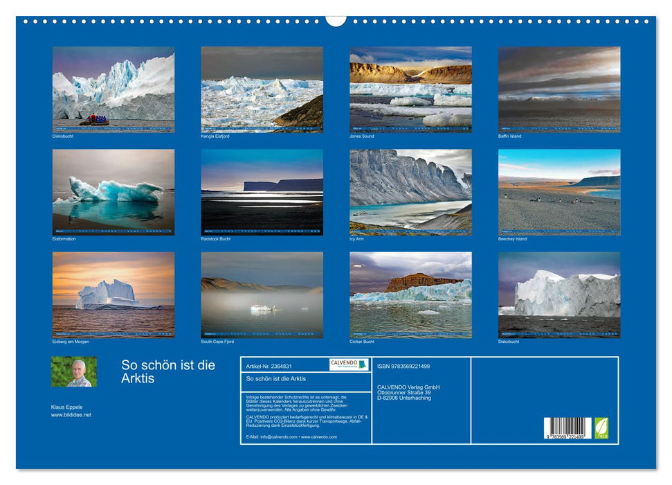 So schön ist die Arktis (CALVENDO Wandkalender 2027)