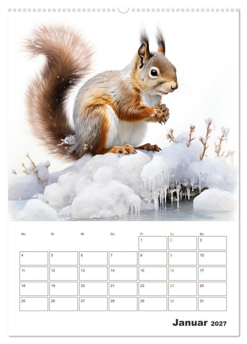 Unsere Tiere des Waldes (CALVENDO Wandkalender 2027)