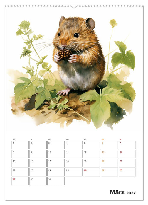 Unsere Tiere des Waldes (CALVENDO Wandkalender 2027)