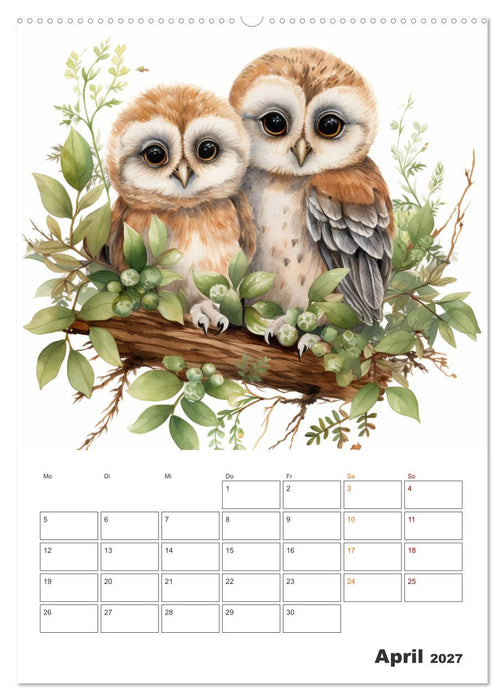 Unsere Tiere des Waldes (CALVENDO Wandkalender 2027)