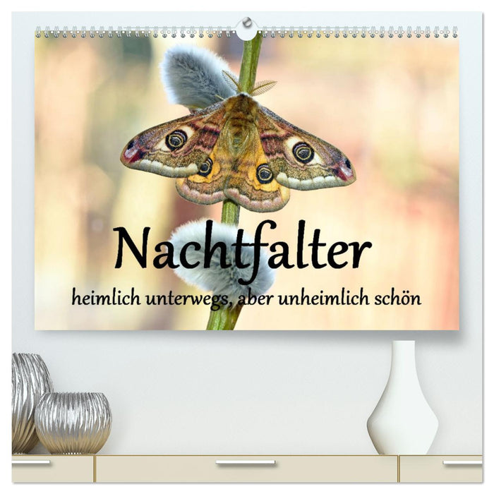 Nachtfalter - heimlich unterwegs, aber unheimlich schön (CALVENDO Premium Wandkalender 2027)