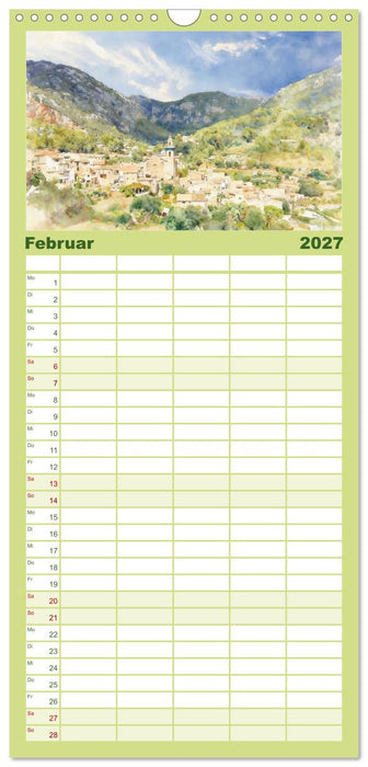 Lieblingsinsel Mallorca (CALVENDO Familienplaner 2027)