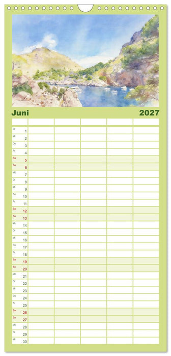 Lieblingsinsel Mallorca (CALVENDO Familienplaner 2027)