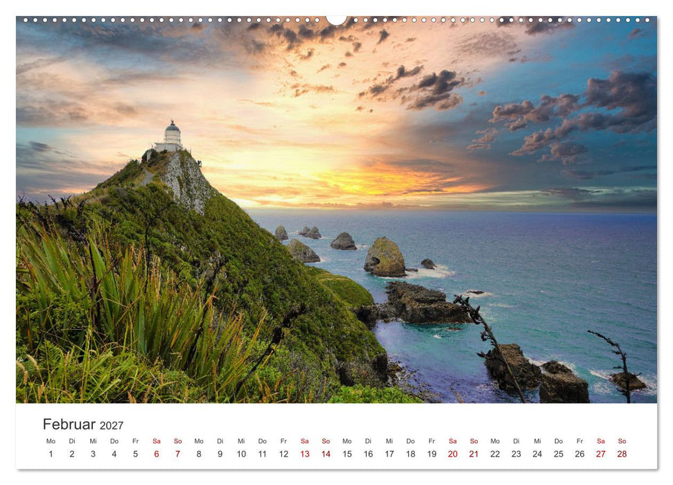 Neuseeland Trauminsel im Südpazifik (CALVENDO Premium Wandkalender 2027)