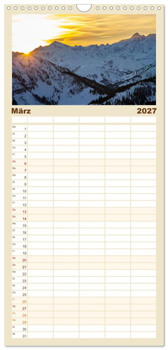 Majestät Großglockner (CALVENDO Familienplaner 2027)