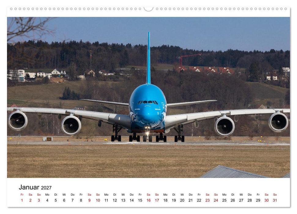 Fliegerträume: 12 Monate, 12 Flugzeuge (CALVENDO Premium Wandkalender 2027)
