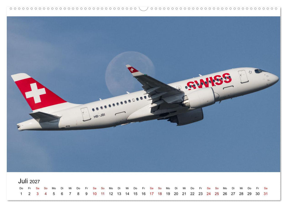 Fliegerträume: 12 Monate, 12 Flugzeuge (CALVENDO Premium Wandkalender 2027)