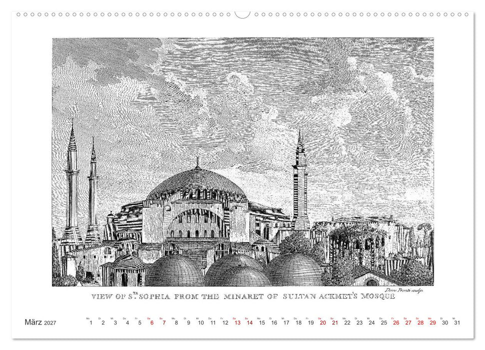 Istanbul - Hauptstadt des osmanischen Reiches seit 1453 (CALVENDO Wandkalender 2027)