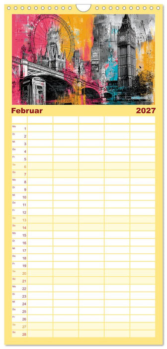 Popart Visionen (CALVENDO Familienplaner 2027)