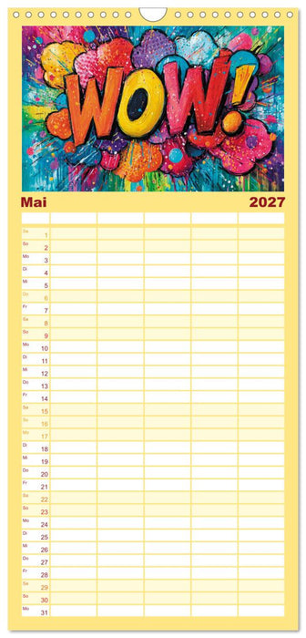 Popart Visionen (CALVENDO Familienplaner 2027)