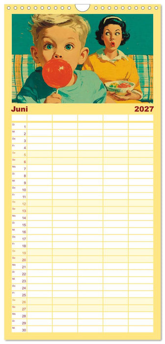 Popart Visionen (CALVENDO Familienplaner 2027)