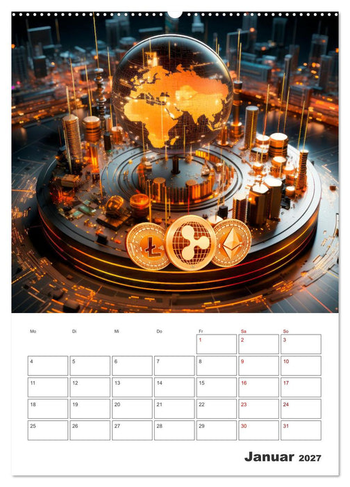 KRYPTO Cooler Terminplaner (CALVENDO Wandkalender 2027)