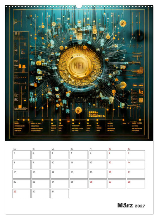 KRYPTO Cooler Terminplaner (CALVENDO Wandkalender 2027)