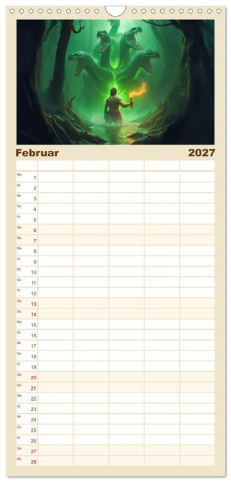 Der Weg des Herakles (CALVENDO Familienplaner 2027)