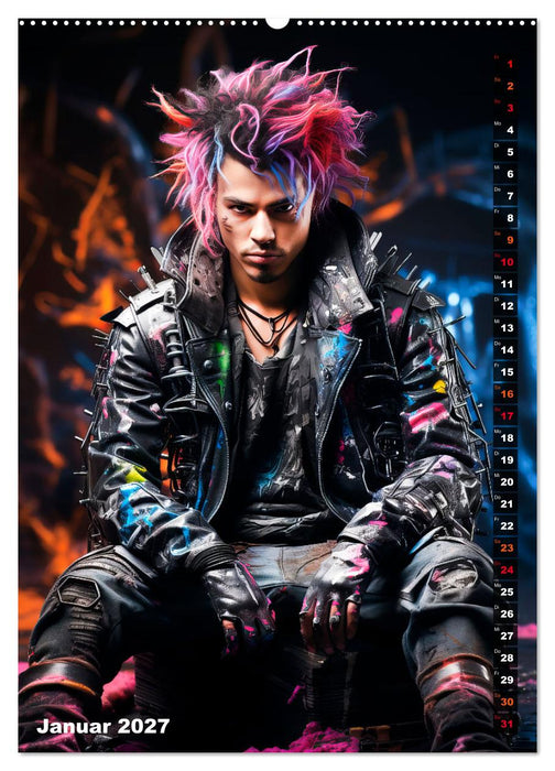 CYBERPUNK Urcoole Typen (CALVENDO Premium Wandkalender 2027)