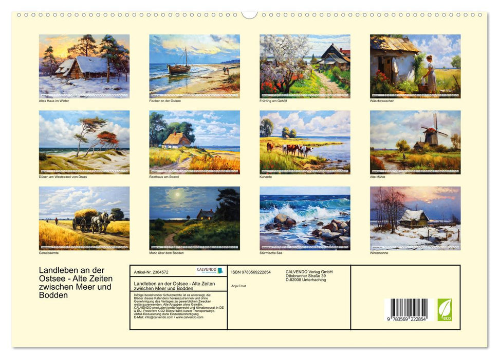 Landleben an der Ostsee - Alte Zeiten zwischen Meer und Bodden (CALVENDO Premium Wandkalender 2027)