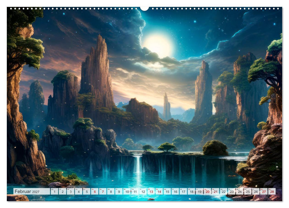 SCIENCE-FICTION Leben auf fernen Planeten (CALVENDO Wandkalender 2027)