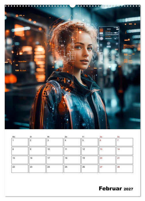 KÜNSTLICHE INTELLIGENZ Cooler Terminplaner (CALVENDO Wandkalender 2027)