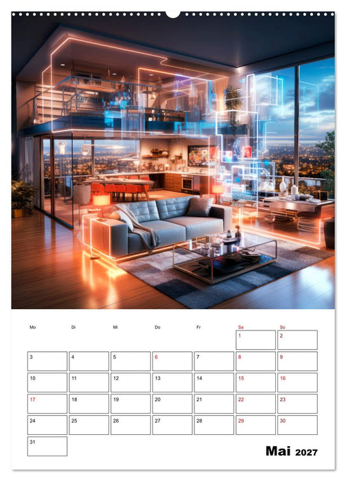 KÜNSTLICHE INTELLIGENZ Cooler Terminplaner (CALVENDO Wandkalender 2027)