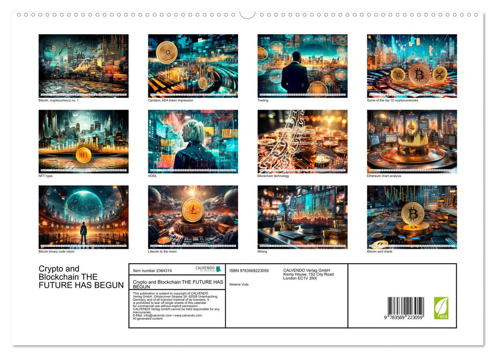 Crypto and Blockchain THE FUTURE HAS BEGUN (CALVENDO Premium-Calendar 2027)