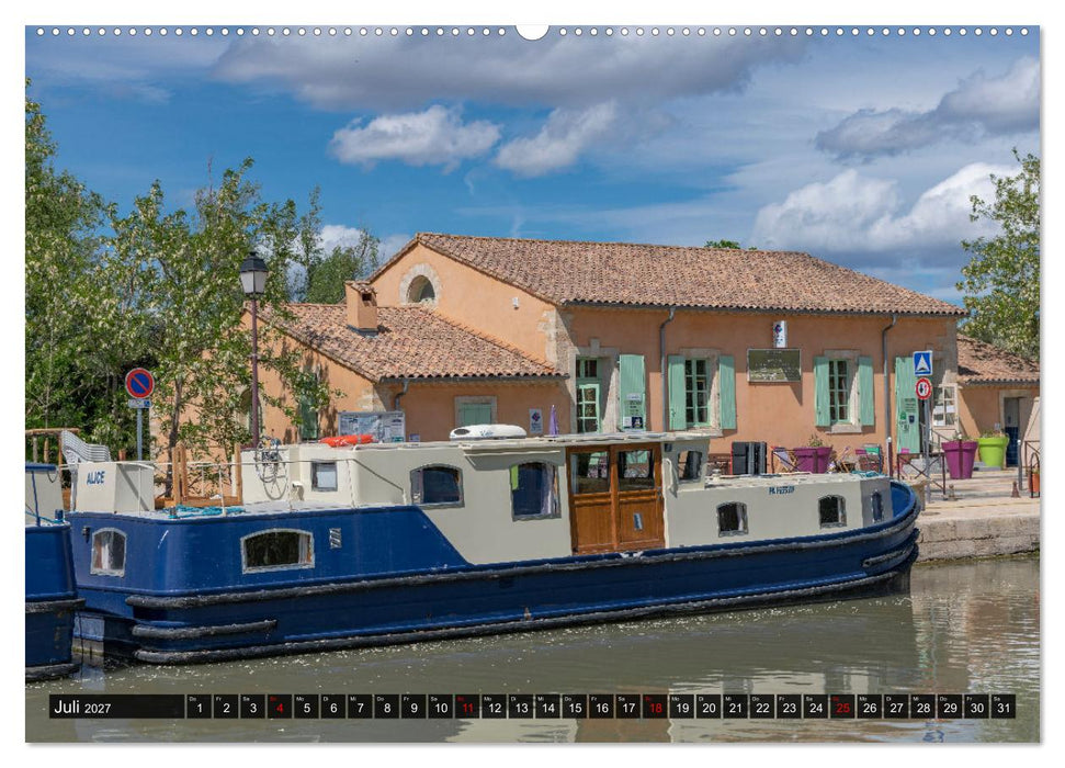 Der Königliche Kanal. Die Wasserstraße im Languedoc (CALVENDO Premium Wandkalender 2027)
