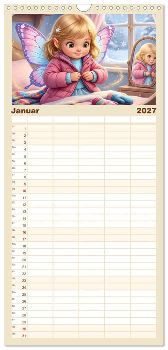 Kleine Fee, große Schritte (CALVENDO Familienplaner 2027)