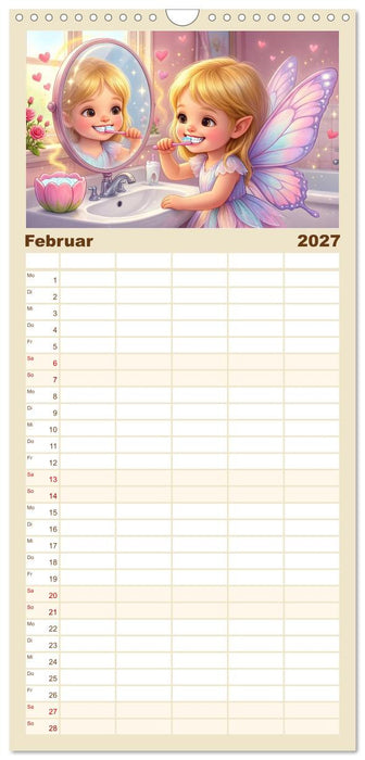 Kleine Fee, große Schritte (CALVENDO Familienplaner 2027)
