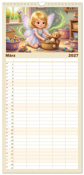 Kleine Fee, große Schritte (CALVENDO Familienplaner 2027)