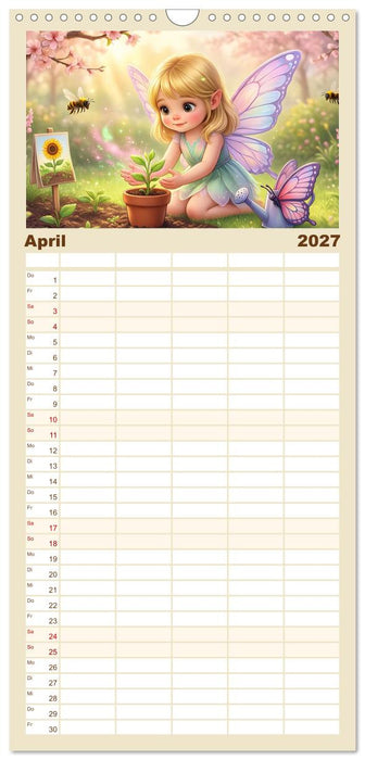 Kleine Fee, große Schritte (CALVENDO Familienplaner 2027)