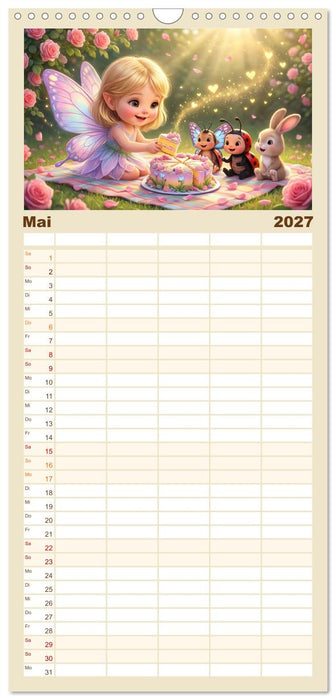 Kleine Fee, große Schritte (CALVENDO Familienplaner 2027)