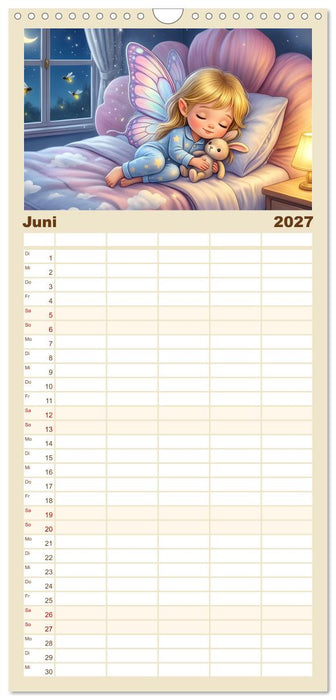 Kleine Fee, große Schritte (CALVENDO Familienplaner 2027)