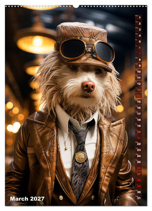 Stylish Dogs (CALVENDO Monthly Calendar 2027)