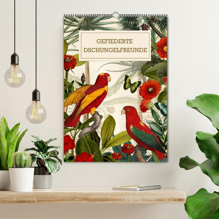 Gefiederte Dschungelfreunde (CALVENDO Wandkalender 2027)