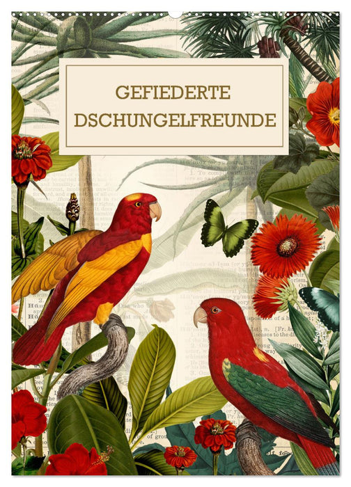 Gefiederte Dschungelfreunde (CALVENDO Wandkalender 2027)