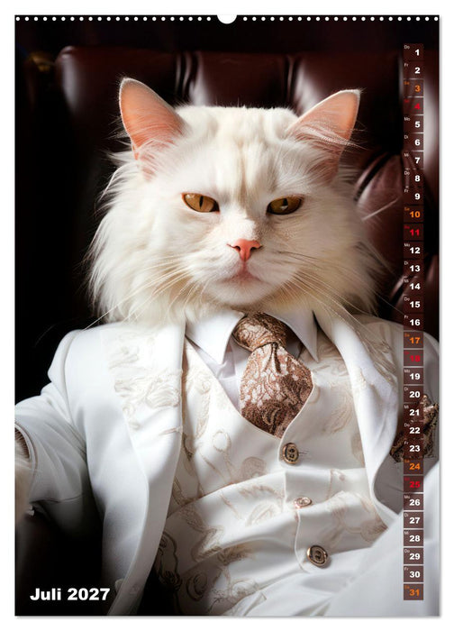 Stylische Katzen (CALVENDO Premium Wandkalender 2027)
