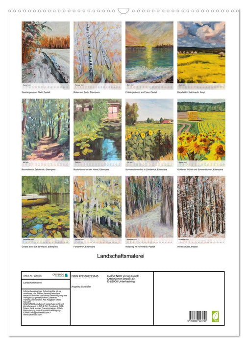 Landschaftsmalerei (CALVENDO Wandkalender 2027)