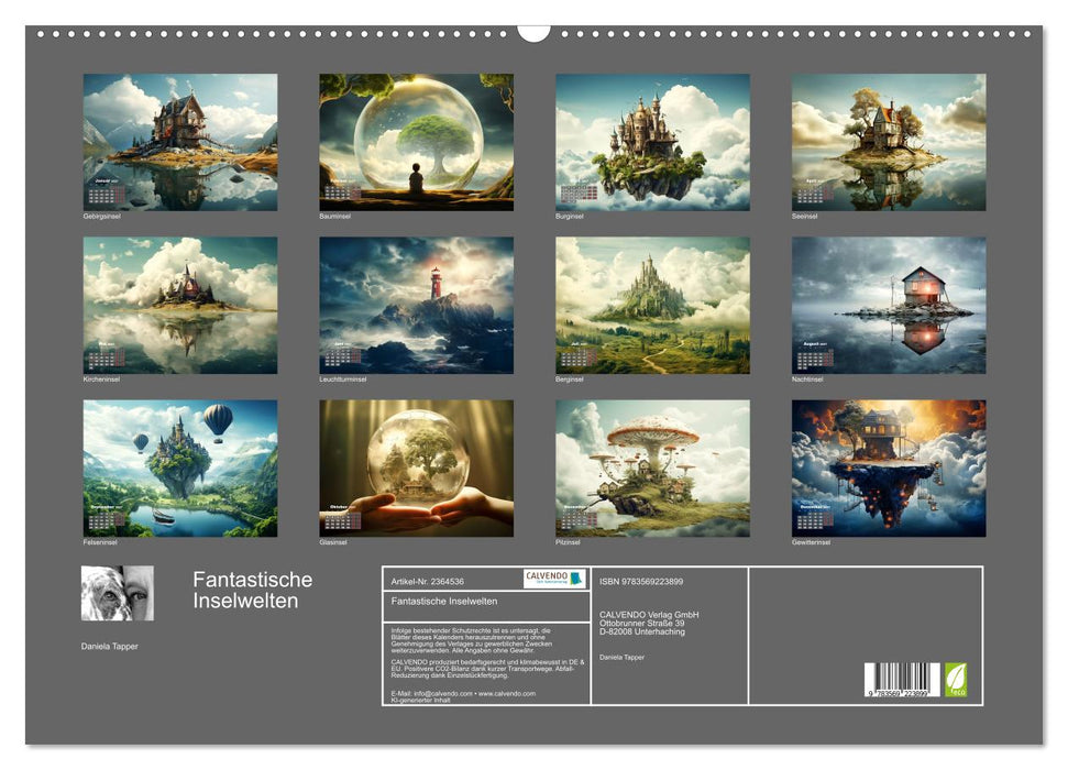 Fantastische Inselwelten (CALVENDO Wandkalender 2027)