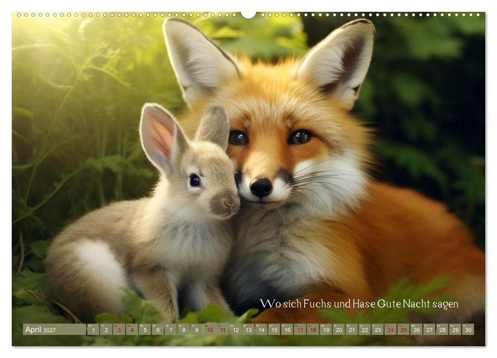 Tierische Sprichwörter (CALVENDO Premium Wandkalender 2027)