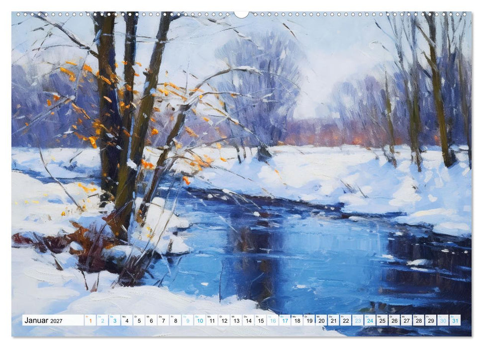 Havelland - Impressionistische Visionen einer idyllischen Region (CALVENDO Wandkalender 2027)
