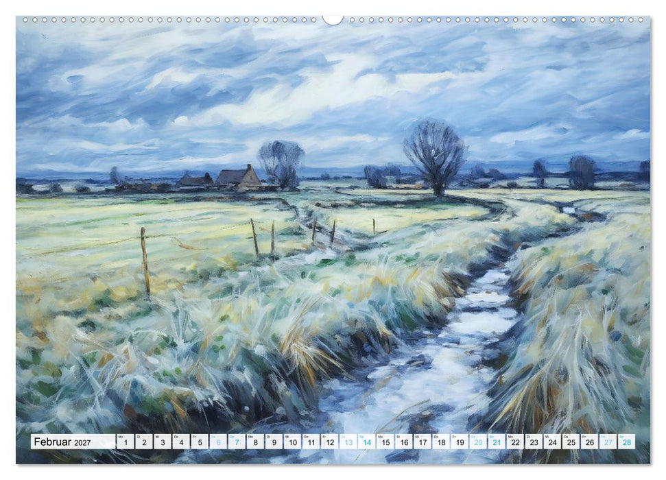 Havelland - Impressionistische Visionen einer idyllischen Region (CALVENDO Wandkalender 2027)